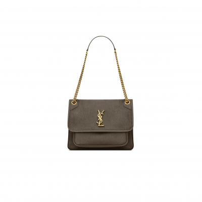 YSL NIKI MEDIUM IN GRAINED LAMBSKIN 633178AACYT3212 (28*20*8.5cm)